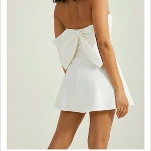 Altard State Lilia Strapless Bow dress